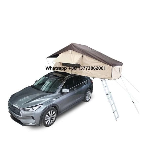 Tenda da Campeggio Portatile per 3-5 Persone in PVC con Tetto Magnetico per Rimorchio / Tende in Tela Resistenti