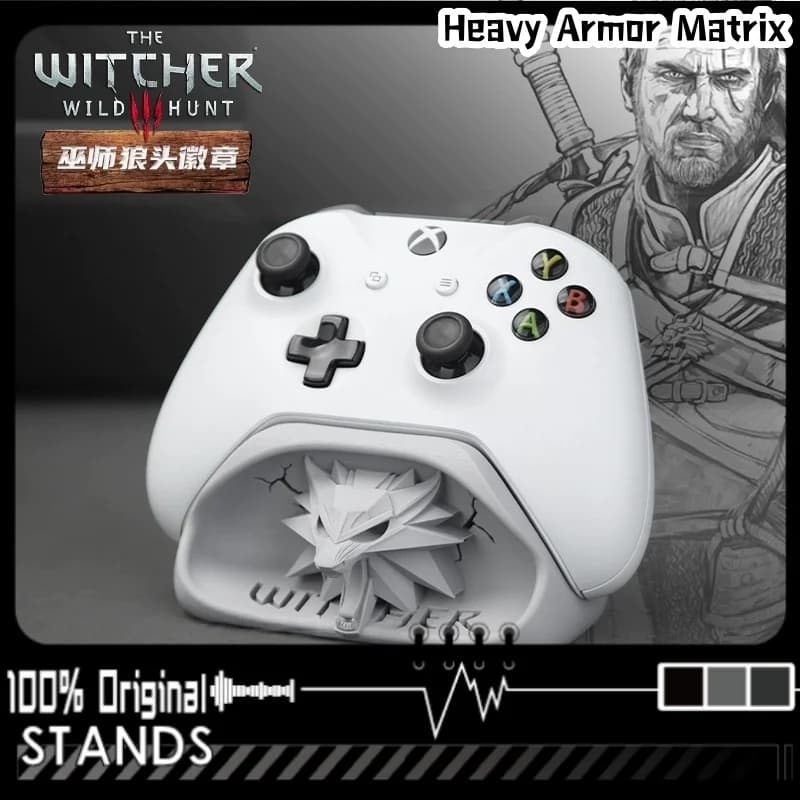 Vendita calda Mago Testa di lupo Distintivo Controller di gioco Staffa base per Xbox Gamepad Periferiche Accessori per computer Archiviazione desktop