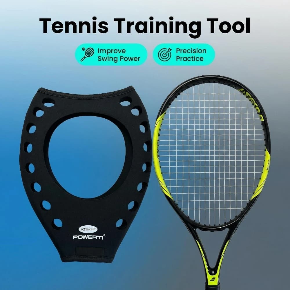 Training set for the optimal point of tennis racket, swing training aid, suitable for beginners to accurately hit the racket center