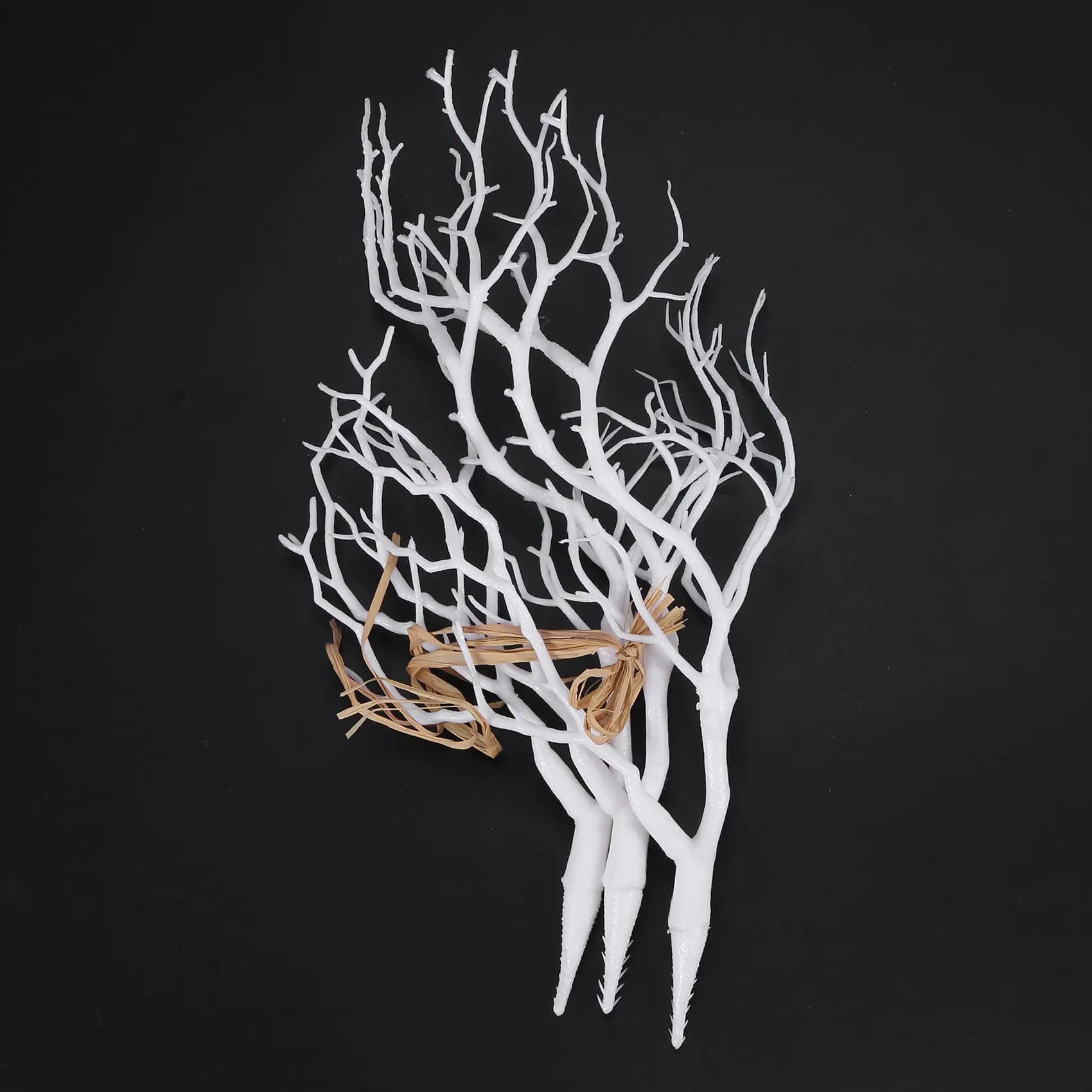 AFOURT-6 X Artificial White Dry Plant Tree Branch Wedding Party Decor