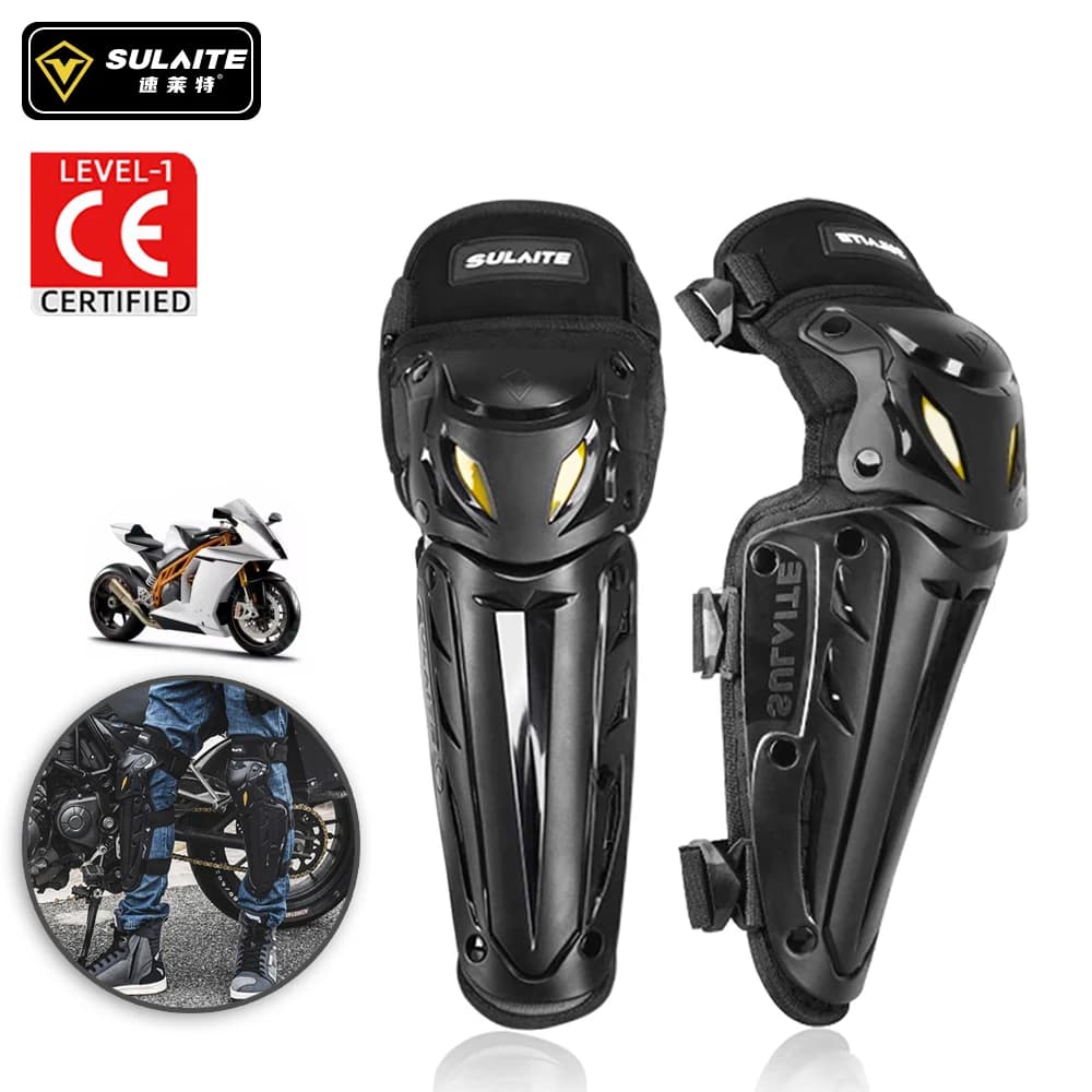 ONAITE Motorcycle Knee Pads Adjustable for mountain bikes for adults, protective equipment for skateboard ATV Motocross