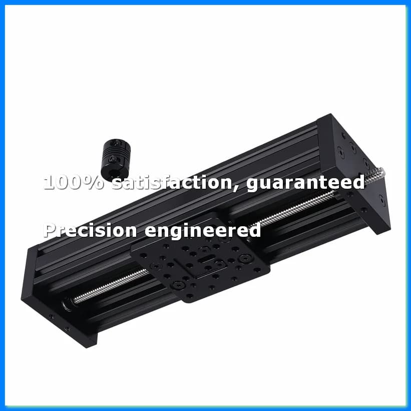 Kit Attuatore Lineare 250mm per Stampante 3D, Asse Z con Vite T8, Tavola Scorrevole CNC Fai-da-te per Profilo C - Nero - A69M