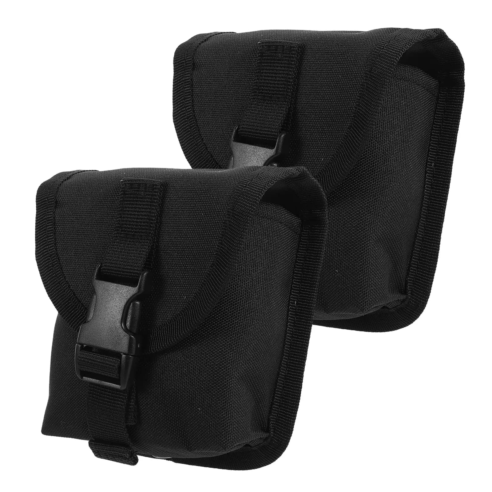 2 Pezzi Sacche Porta Pesi Subacquei con Fibbia a Sgancio Rapido, Piccole Tasche Porta Pesi per Cintura da Apnea, Accessori Subacquei Impermeabili