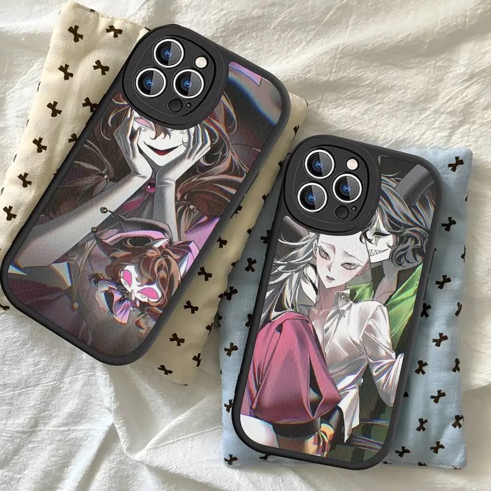 Leather Phone Case Classic Black Metal Band H-His I-Infernal M-Majesty shockproof for iPhone 16 15 14 13 11 Pro Max Plus