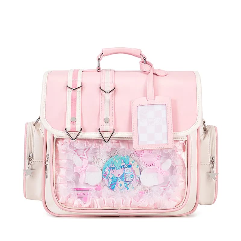 Japanese Schoolbag Youth Girls Handheld Book Bag Kawaii Backpack JK Uniform Bag Pain Bag Large Capacity Crossbody Bags for girls