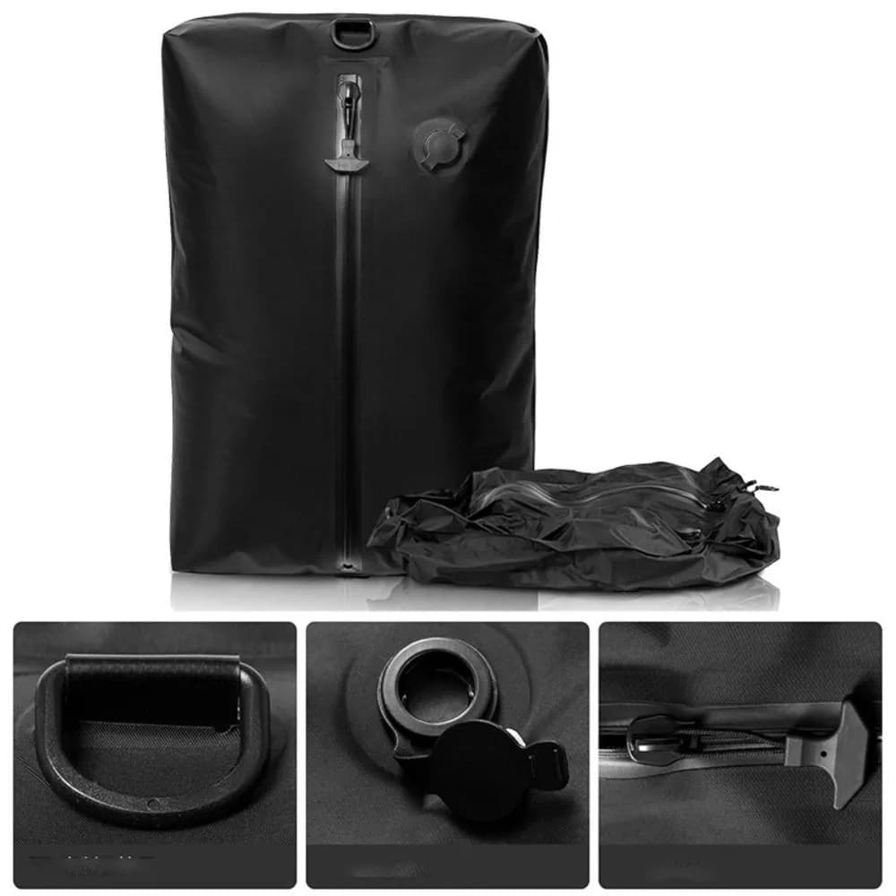Sacchetti sottovuoto riutilizzabili da viaggio Borsa di compressione sottovuoto salvaspazio impermeabile Zaino per borsa sottovuoto per bagagli antipolvere