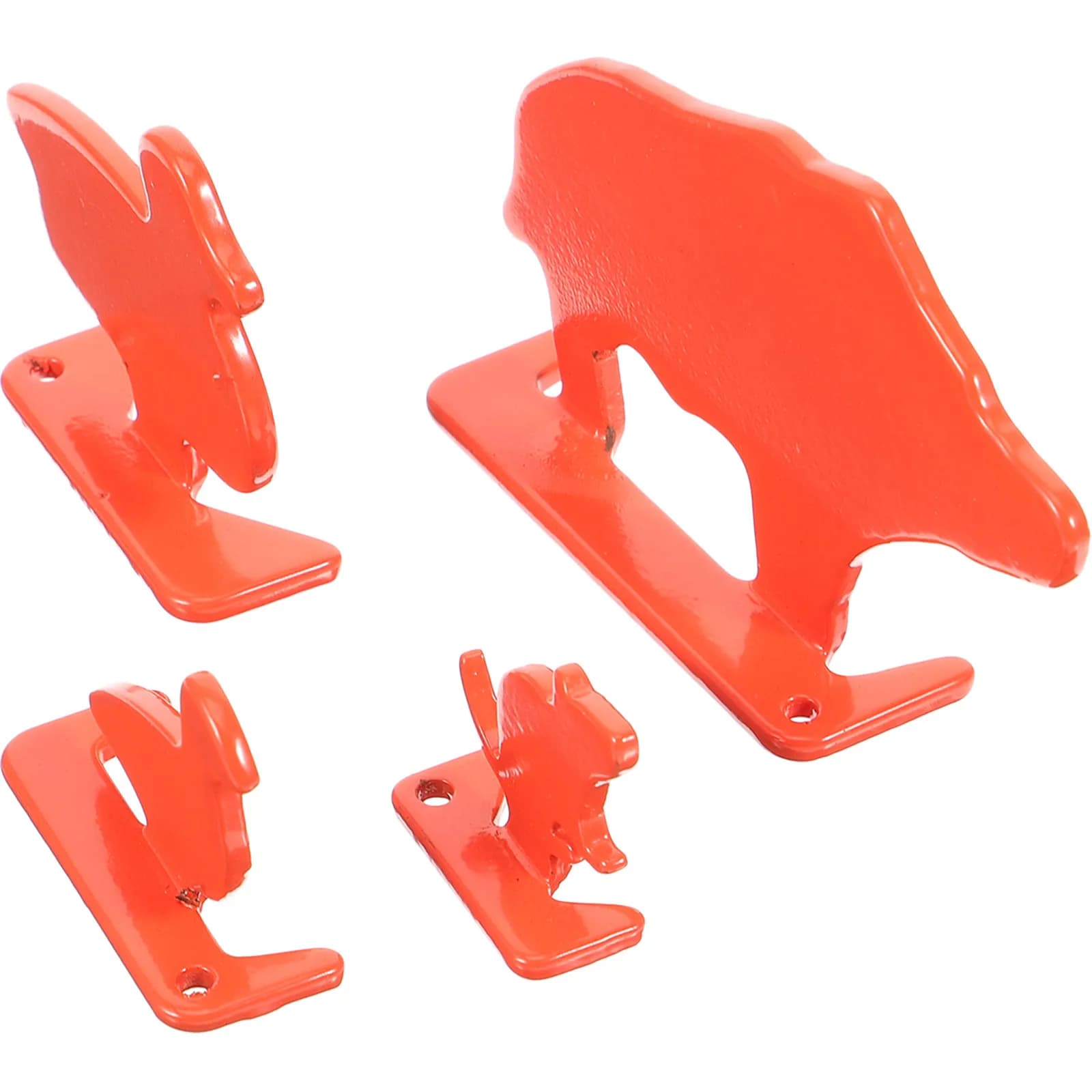 4Pcs Stainless Steel Shoot Training Targets Compact Lightweight Exercise Tool for Accurate Practice Indoor Outdoor Archery