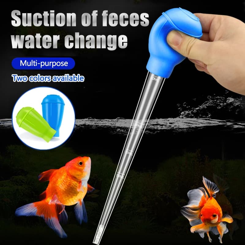 Lengthen Pipettes Cleaner Simple Cleaning Tool For Aquarium Water Changer Aquarium Siphon Fish Tank Vacuum Cleaner Combination