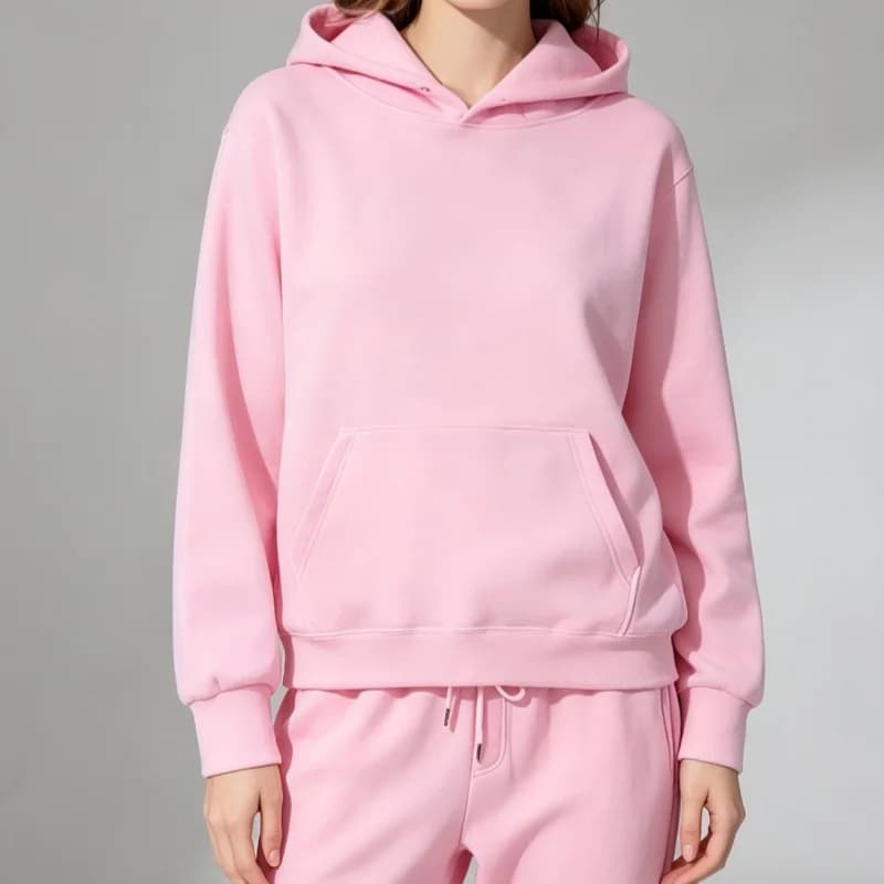 New Fashion Men's and Women's Hoodie Set Spring and Autumn Winter Casual Sweater Set Men's Top Solid Color Hooded Sweater Set