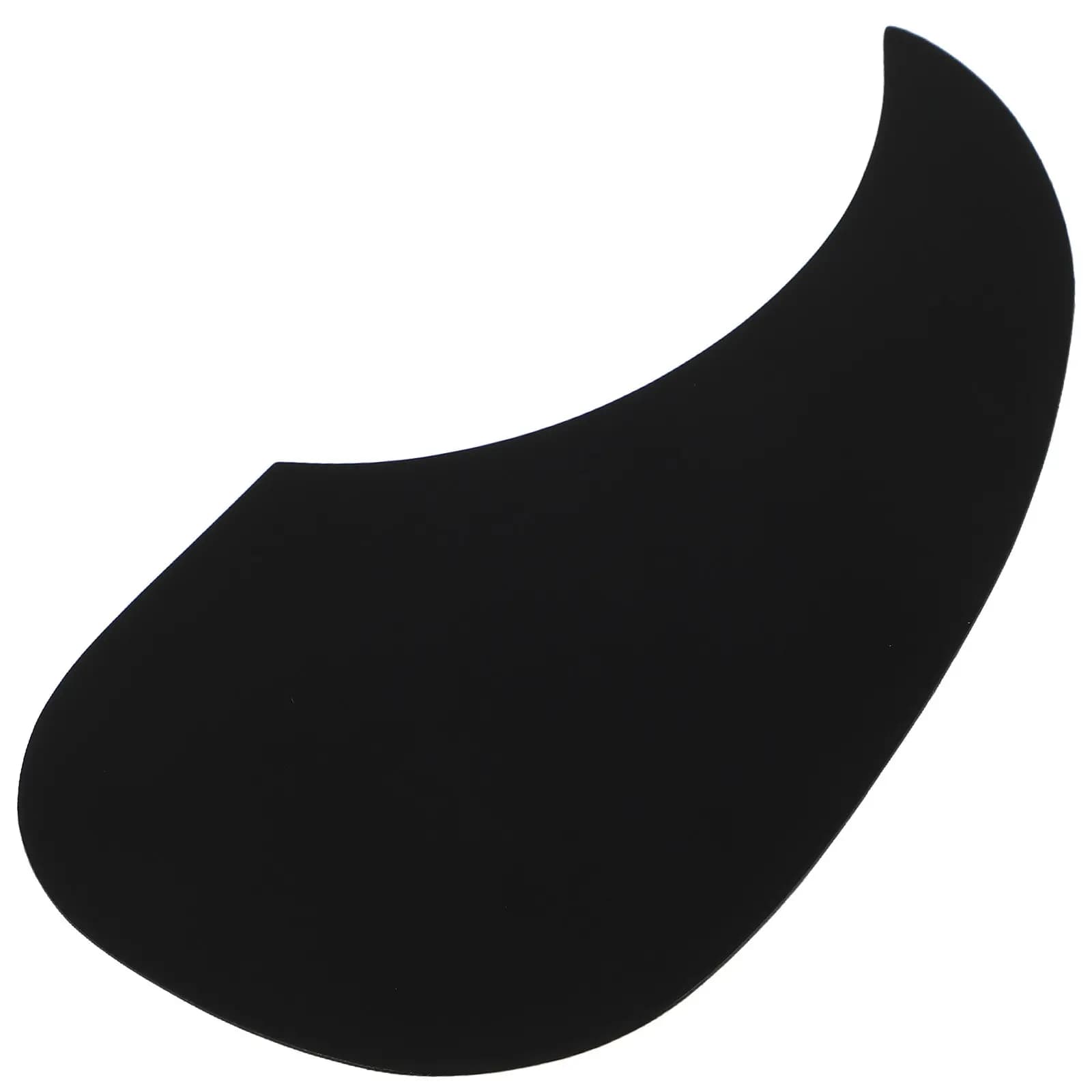 Battipenna per Chitarra Acustica in Celluloide Nero a Goccia, Adesivo Protettivo Antigraffio 689 x 34 Pollici