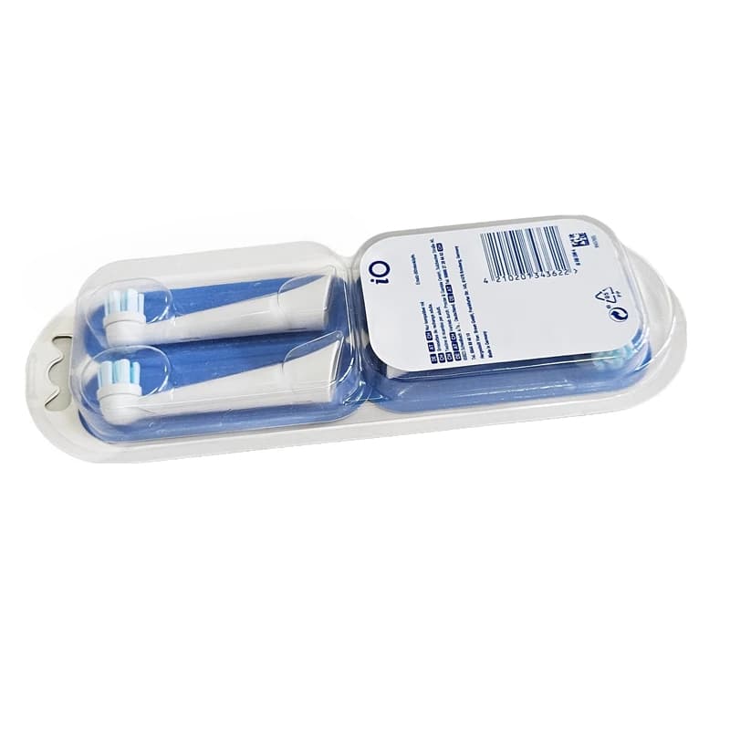 PROFESSIONAL spare heads not open, compatible with Oral-B series iO, 4 white parts