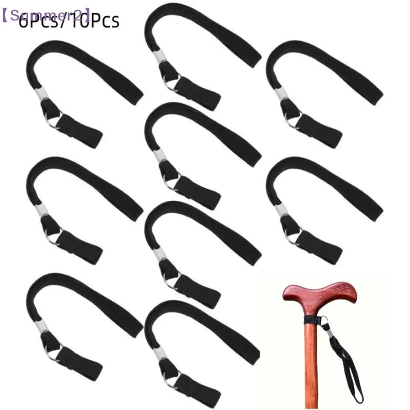 6/10Pcs Walking Cane Wrist Ropes Anti-Lost Stretchable Wrist Strap For Elderly Mobility Nylon Wrist Lanyard For Trekking Pole{S}