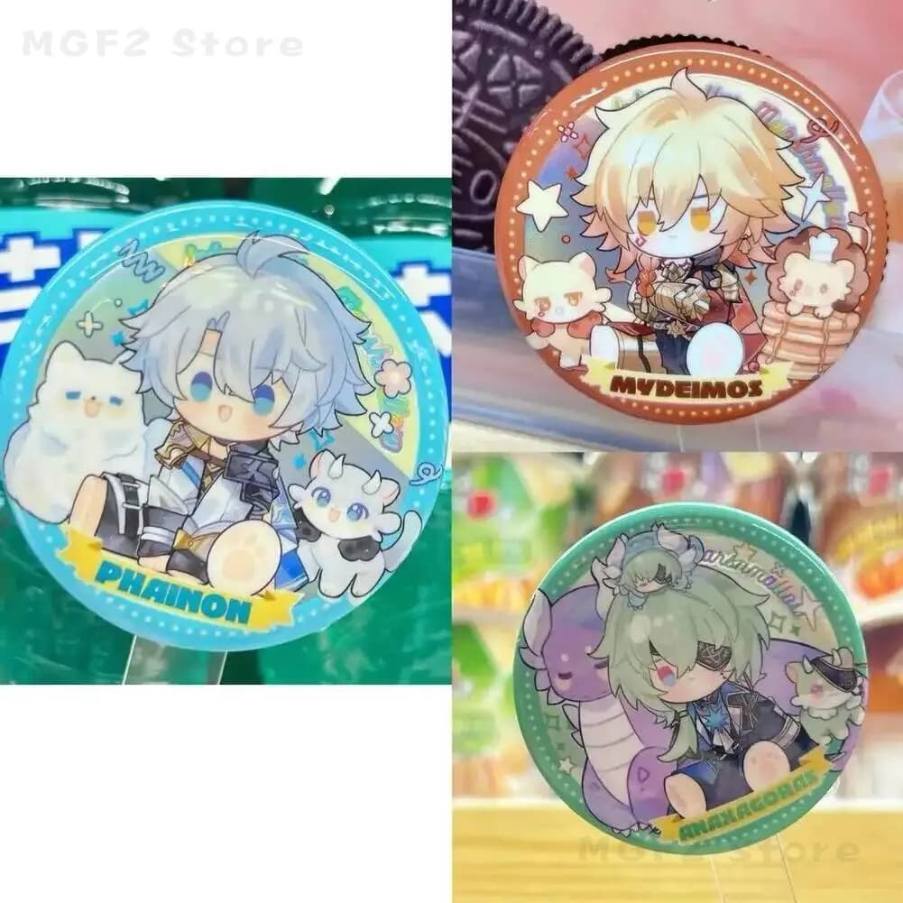 Star Honkai: Rail Phainon Mydei Anaxa Cute Badge Jacket Jeans Lapel Pin Collection Gift Accessorie Exquisite Brooch Pendant Hon