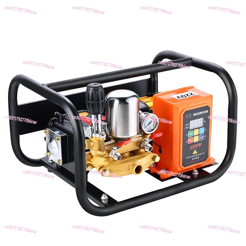 Pompa Irroratrice Elettrica ad Alta Pressione per Agricoltura 220V, Grande Flusso, Telecomando, 48-72V per Veicoli
