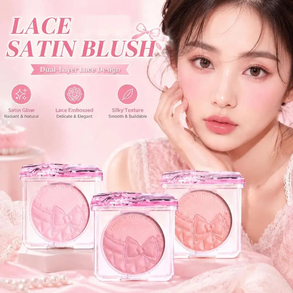 Palette Illuminante per Viso e Corpo, Bronzer Peach Fairy, Polvere Glitterata, Contouring, Illuminante Scintillante, Strumento Cosmetico