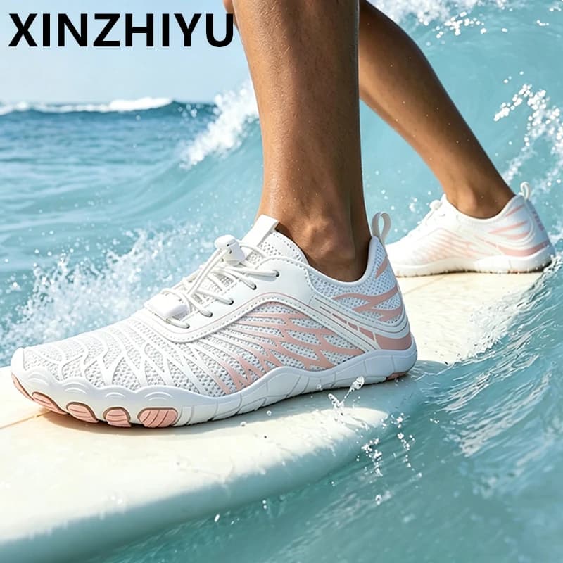 Scarpe Acquatiche Unisex per Uomo e Donna, Scarpe da Spiaggia a Rapida Asciugatura, Sneakers per Trekking e Surf