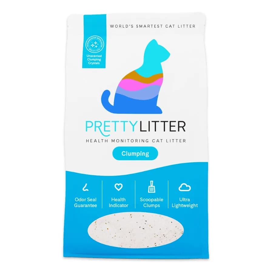 Lettiera per Gatti Agglomerante con Monitoraggio della Salute, Senza Profumo, Sacchetto da 10 libbre