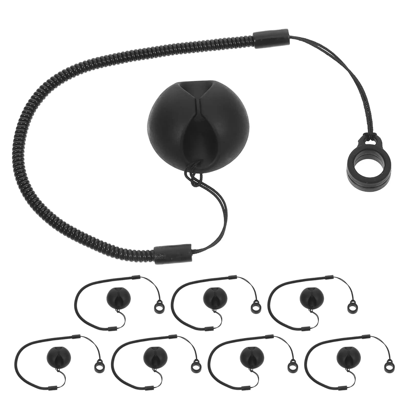 8Pcs Anti-Lose Retractable Stylus Lanyard Elastic Pen Tether for Tablet Drawing Pens Touchscreen Holder Touch Pen Tether