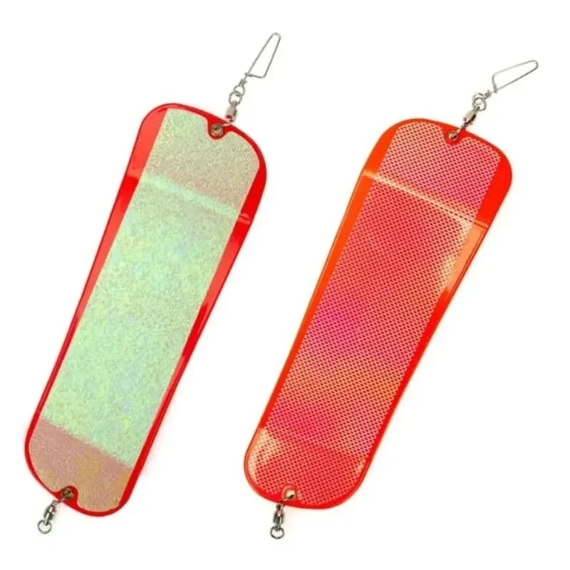 Esca Luminosa da 28cm con Flash UV Riflettente su Due Lati, Tavola Luminosa per Immersione, Trappola per Pesci, Attrezzatura da Pesca