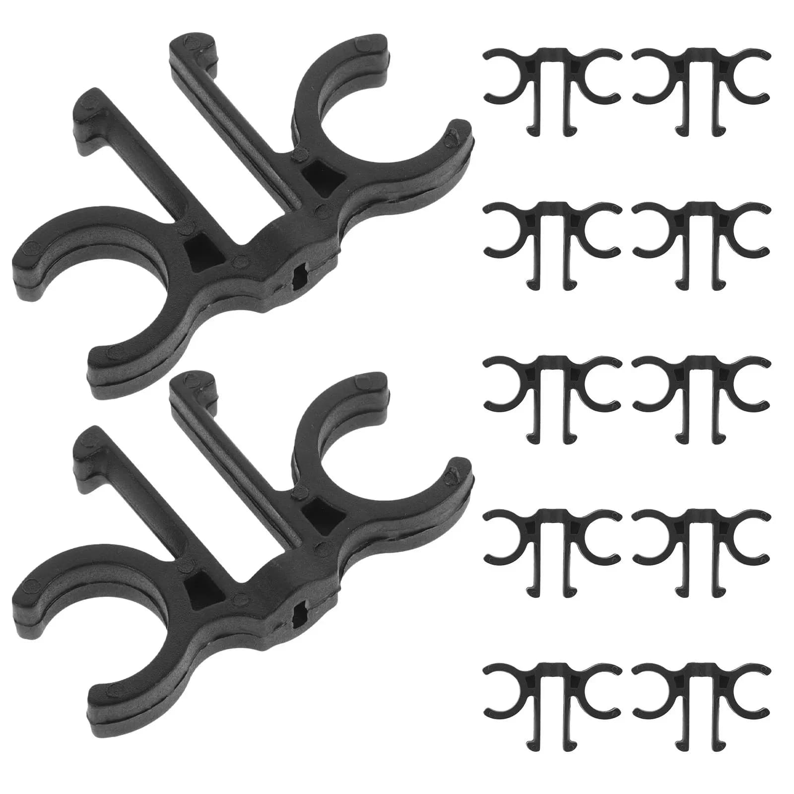 12Pcs Trekking Pole Clip for Backpack Plastic Quick Release Buckle Trekking Pole Clamp Replacement Clips Outdoor Hiking