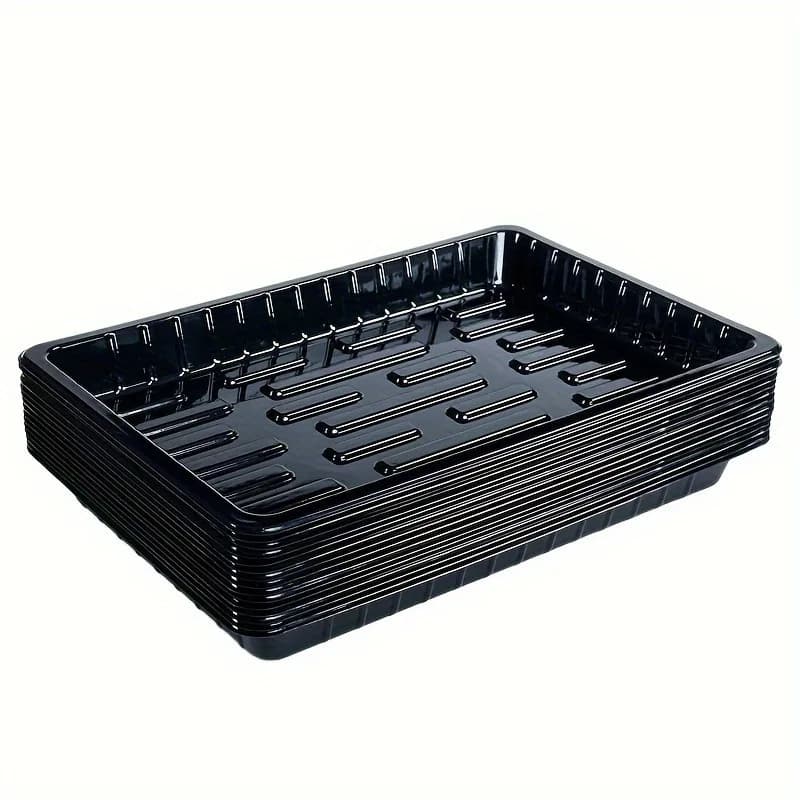 10pcs/set Seedling Trays for Plants Flowers Fruits Vegetables Reusable Nursery Pots Seed Starter Trays for Indoor Outdoor Garden