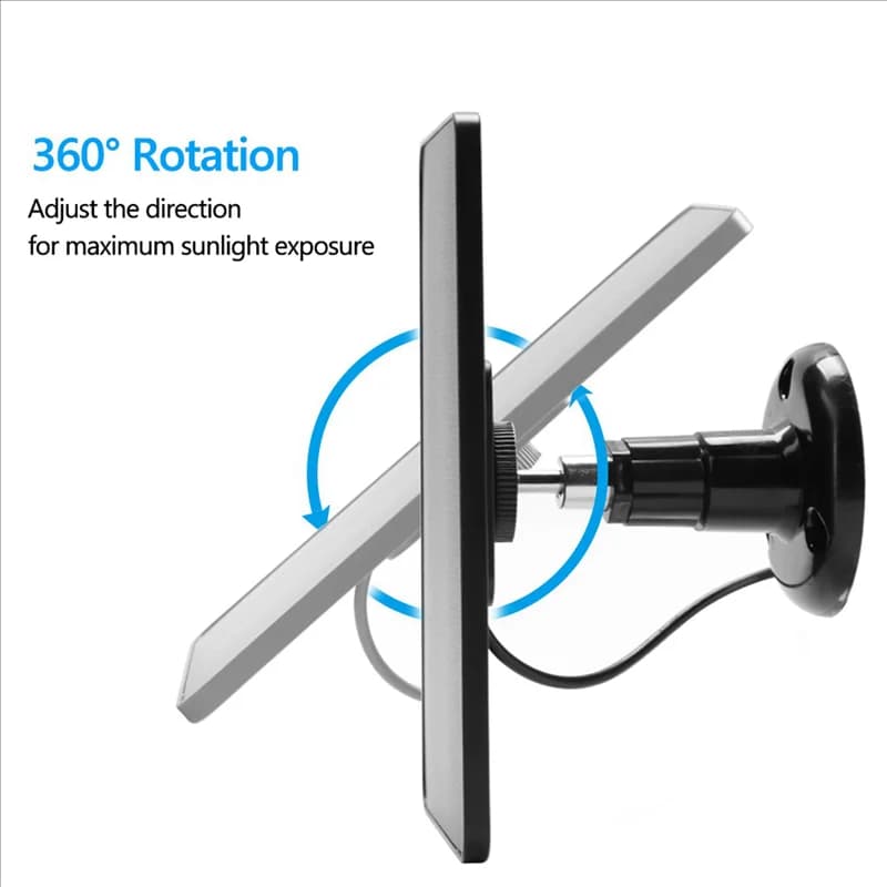 Pannello solare LNHF 2X 4W 5V per telecamera di sicurezza Pannello solare di ricarica USB esterno per alimentatore per monitor telecamera di sicurezza CCTV