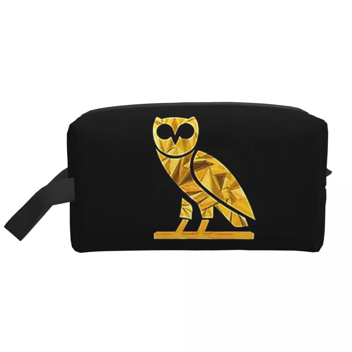OVO October's Very Own Drake's Owl Borsa per cosmetici da donna, organizer da viaggio per trucchi, custodia per articoli da toeletta, kit Dopp, astuccio per matite