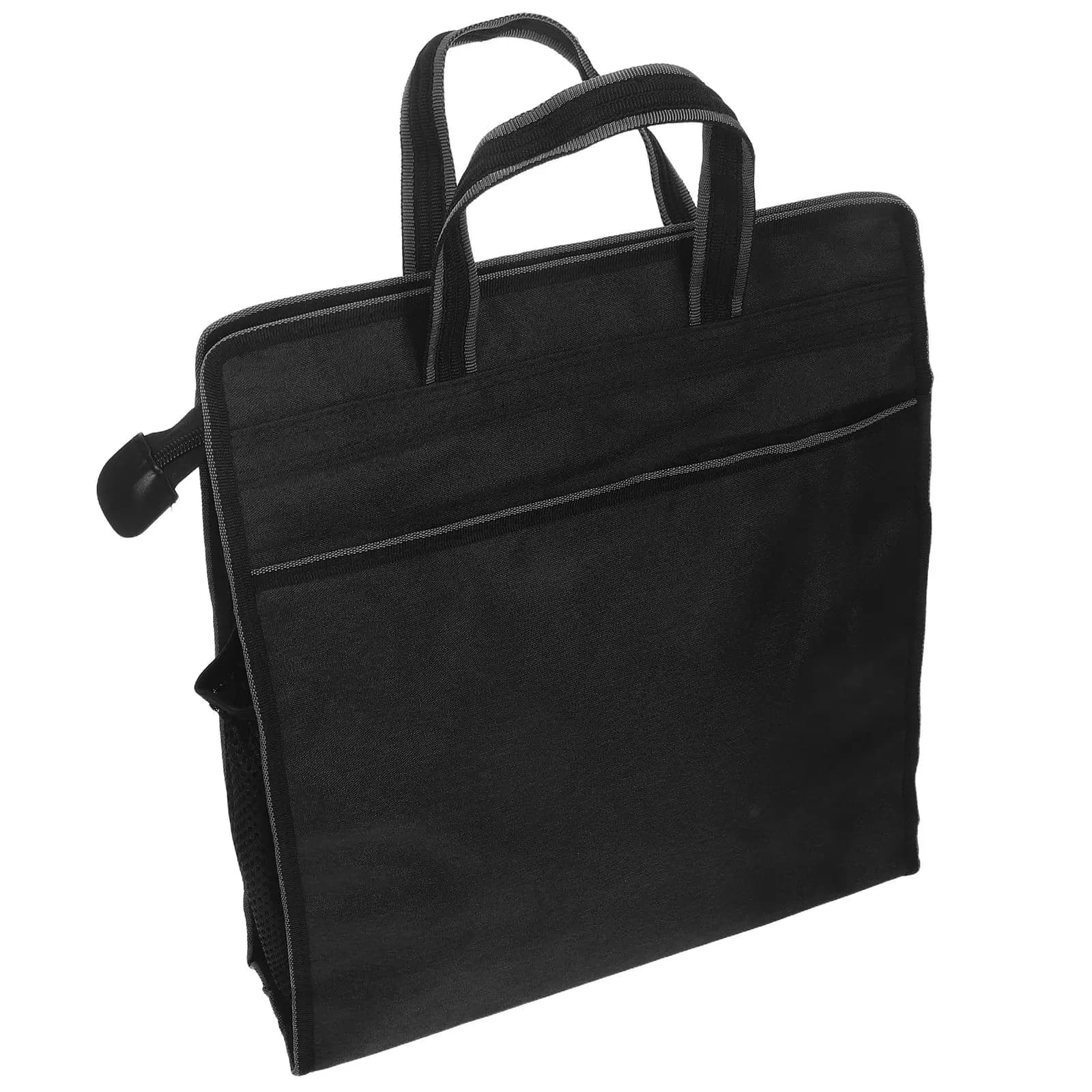 Business Document Bag Briefcase Oxford Portable File Tote Organizer Lock Zipper Office Folder Case for Travel Work