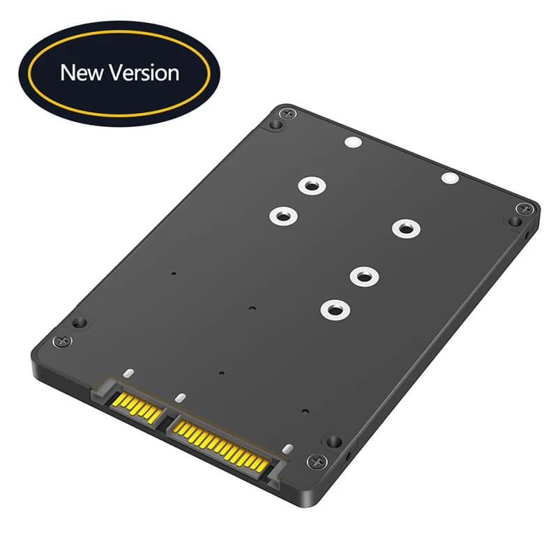 Adattatore esterno doppio tasto M.2 B/chiave B+M a SATA3.0 da 2,5" con custodia in plastica per SSD protocollo SATA 2230 2242 2260 2280 NGFF M2
