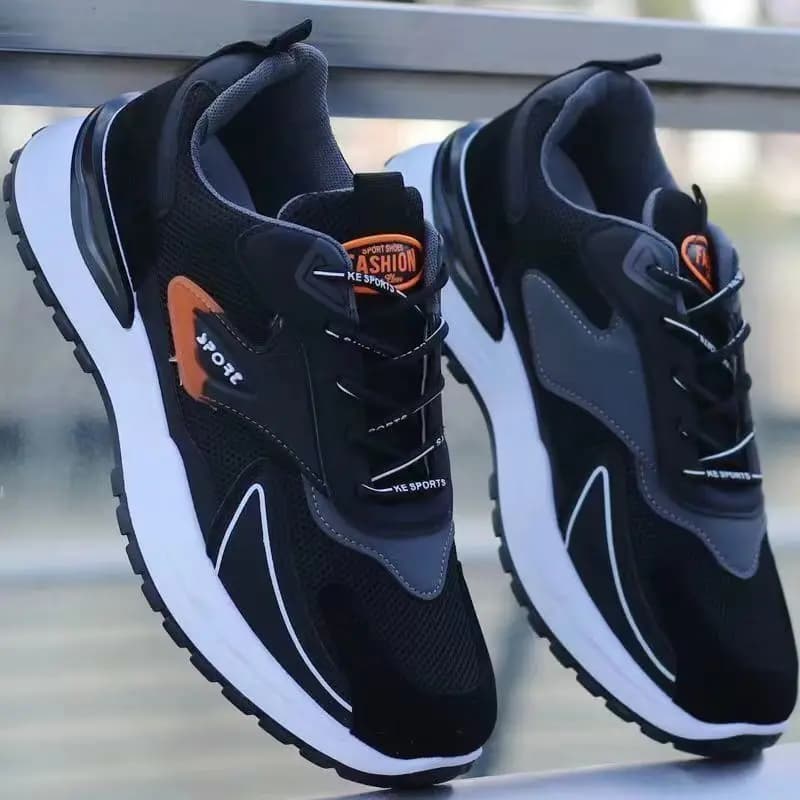 Men's Running Shoes Spring Summer New Style Breathable Mesh Soft Bottom Anti-slip Casual Sports Sneakers Youth Outdoor Leisure