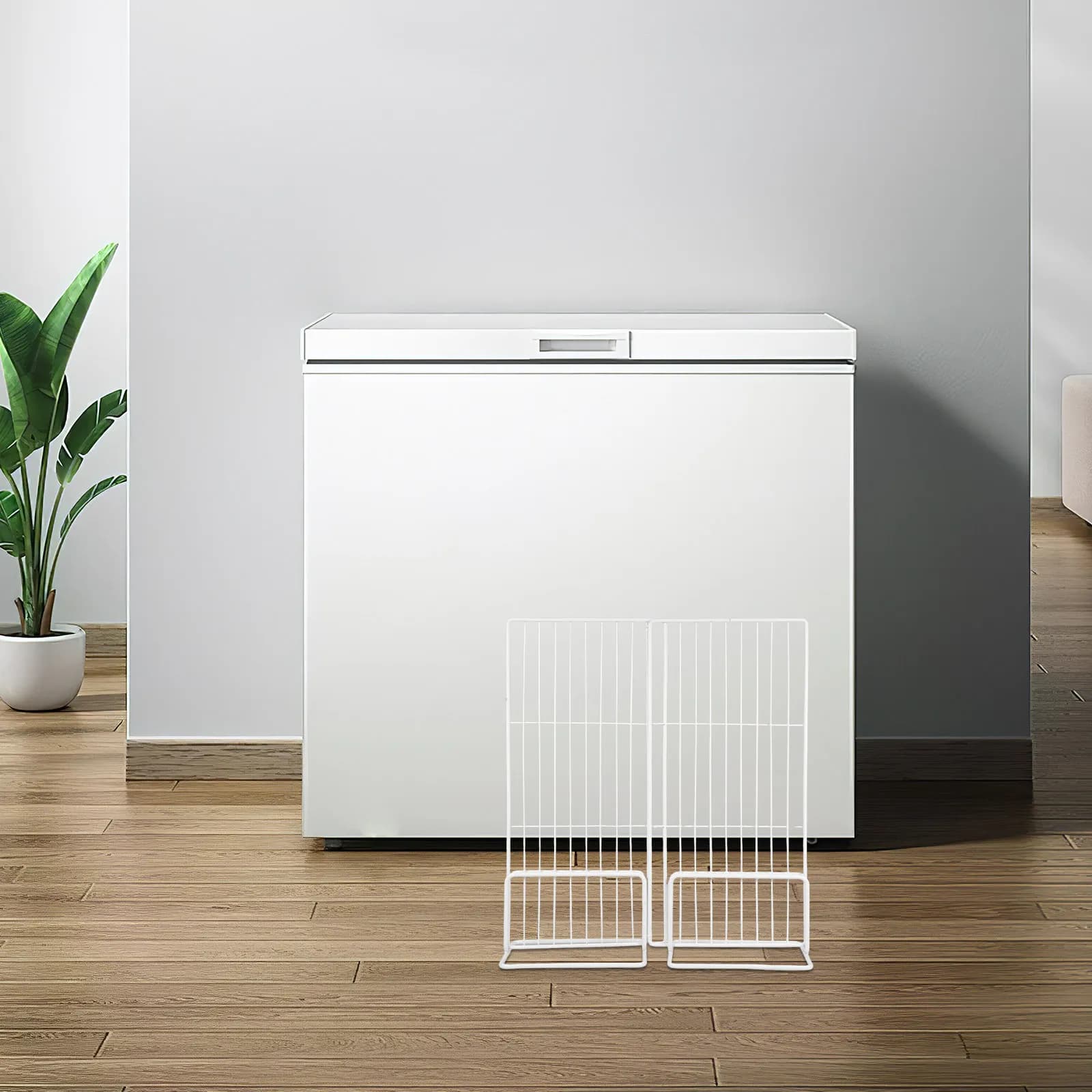 Fridge Shelf Organizer Plastic Refrigerator Divider with Versatile Design for Supermarkets Ice Cream Shops Freezer Organizing
