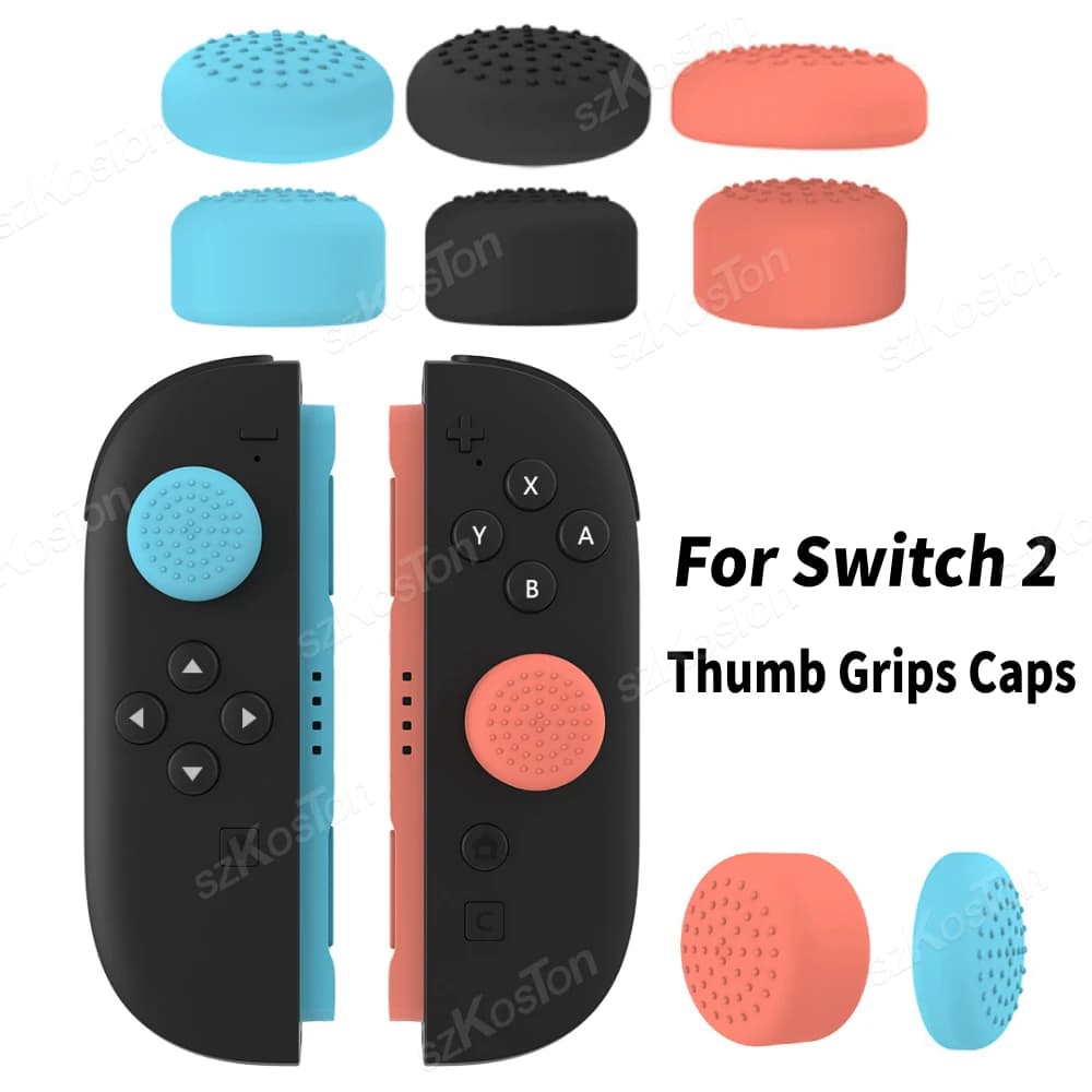 Per Nintendo Switch 2 Controller Manopole per pollice in silicone Cappucci Copri pulsante joystick antiscivolo per accessori da gioco Switch2