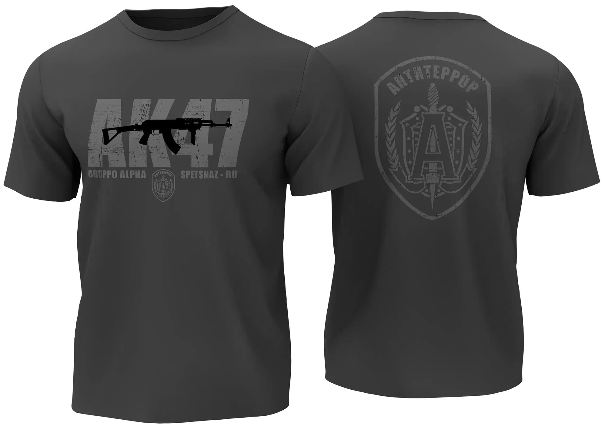 AK47 fucile d'assalto Russian Spetsnaz Alpha Special Forces t-shirt New 100% cotone o-collo estate manica corta Casual t-shirt da uomo