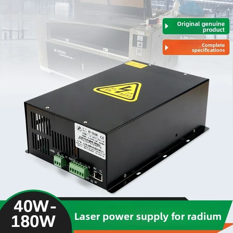 Alimentatore laser Co2 MYJG-100W per macchina per taglio e incisione laser da 80 W 100 W per tubi laser efr reci yueming