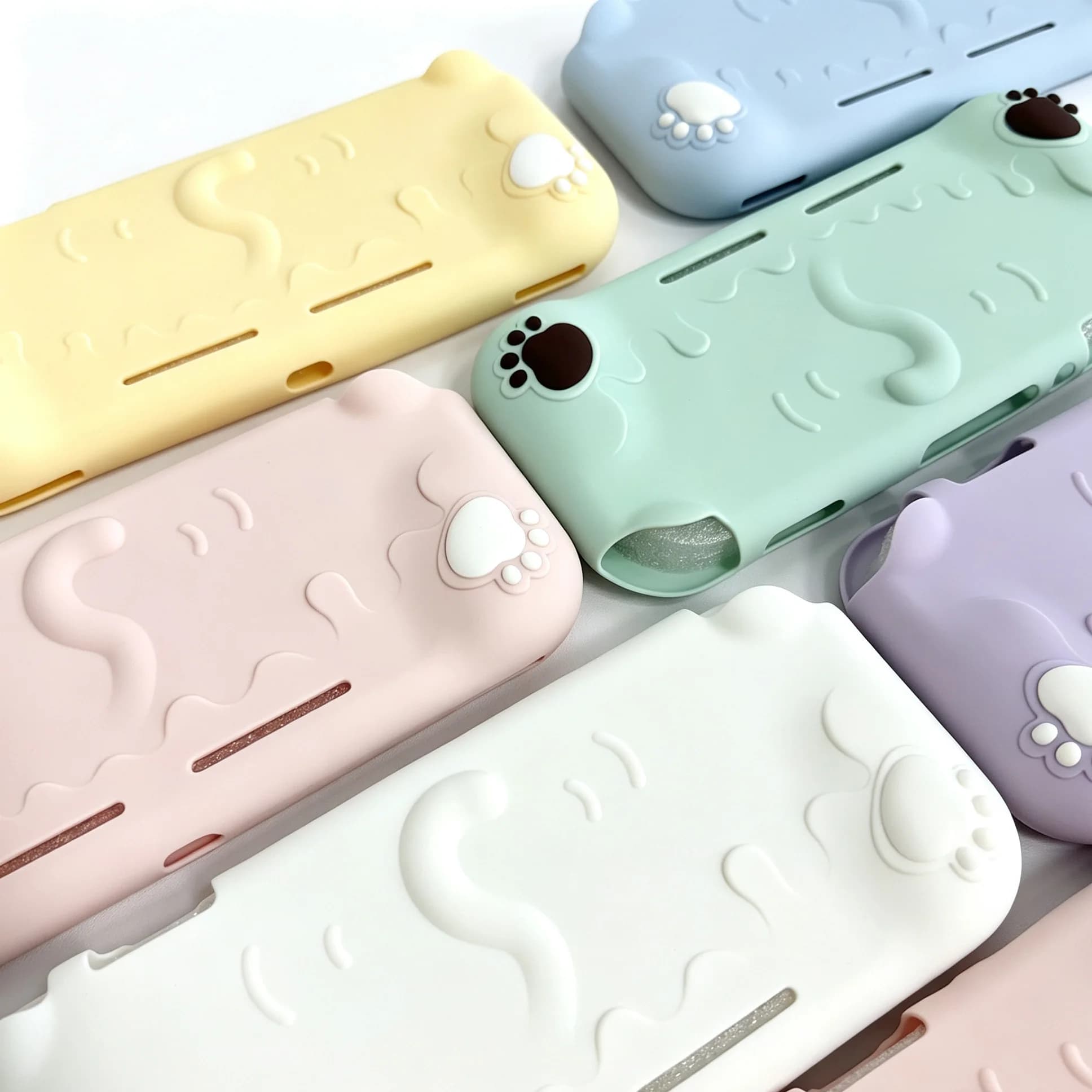 Custodia morbida in TPU NS Lite Custodia protettiva in pelle con pulsante completo per accessori di gioco con protezione posteriore per console Nintendo Switch Lite