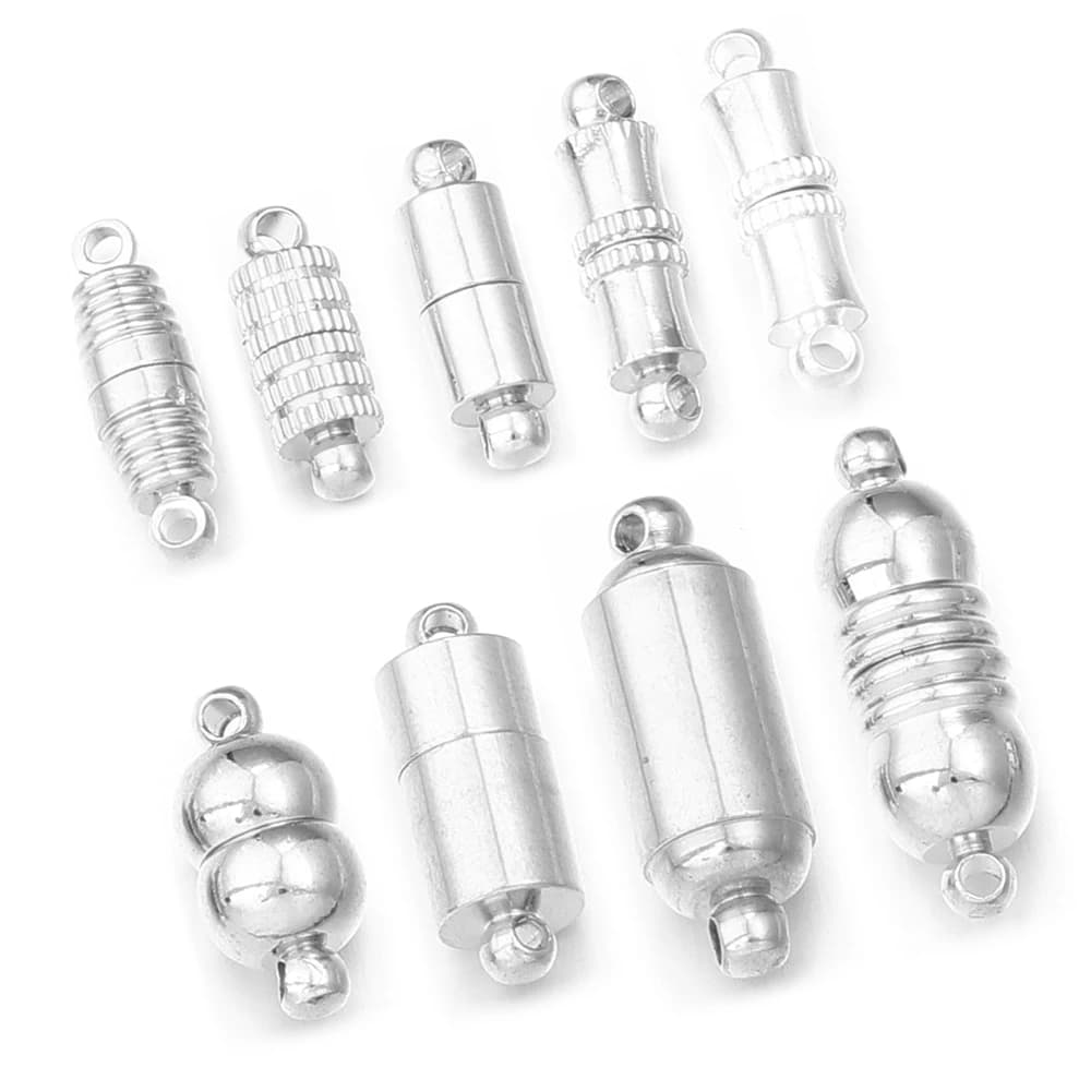 5 pcs/lot Forts Magnetic Clasps Copper Plated Magnet Extremity Clasp Connectors For Production of FAI Jewels From The Cooking Cable Bracelets Necklaces