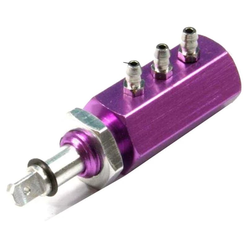 Best-For RC Airplane Drone Pneumatic Systems Compatible 45Mm 3-Way Air Valve Quick-Connect Fittings Manual Override Control