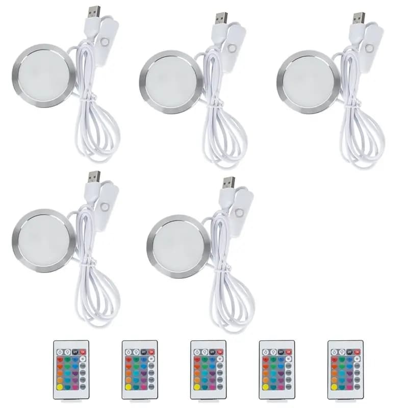 N96R Multicolore per Componenti LED per Modelli Fai-da-Te - 5 Set di Kit Lampada LED, Luce per Stampante 3D RGB 16 Colori