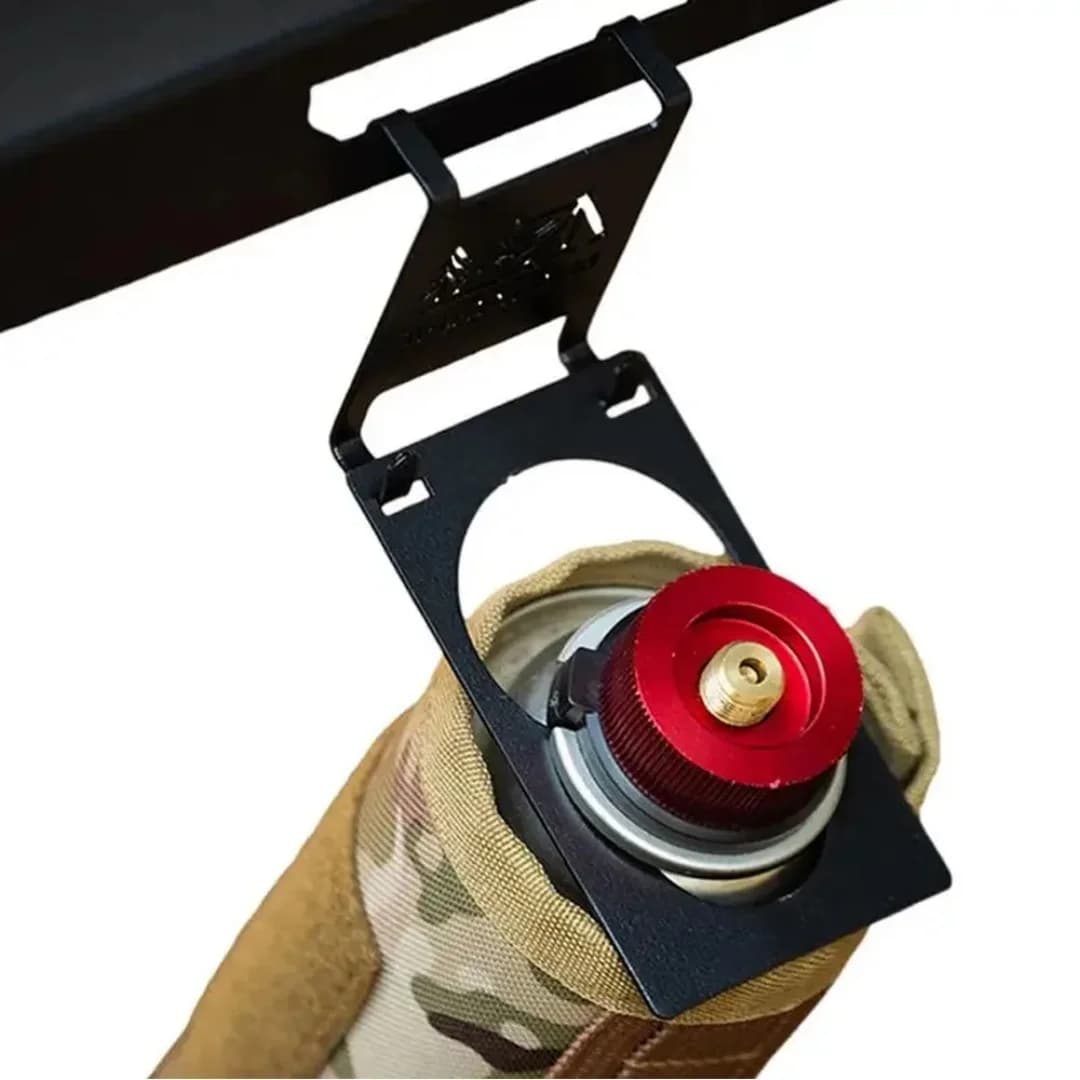 Gas Tank Hanger Hook, Gas Canister Hanging Hook, Gas Tank Accessory, Outdoor Camping Tool for Camping Table iron Hanger Clip