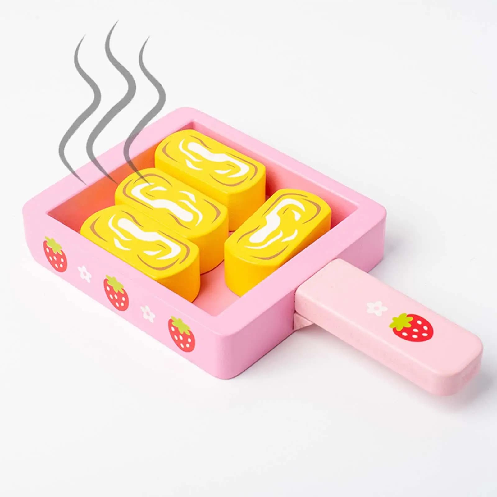 Simulation Paddle Set Rice Cake Toy Miniature Wooden Toy Simulator for Kids