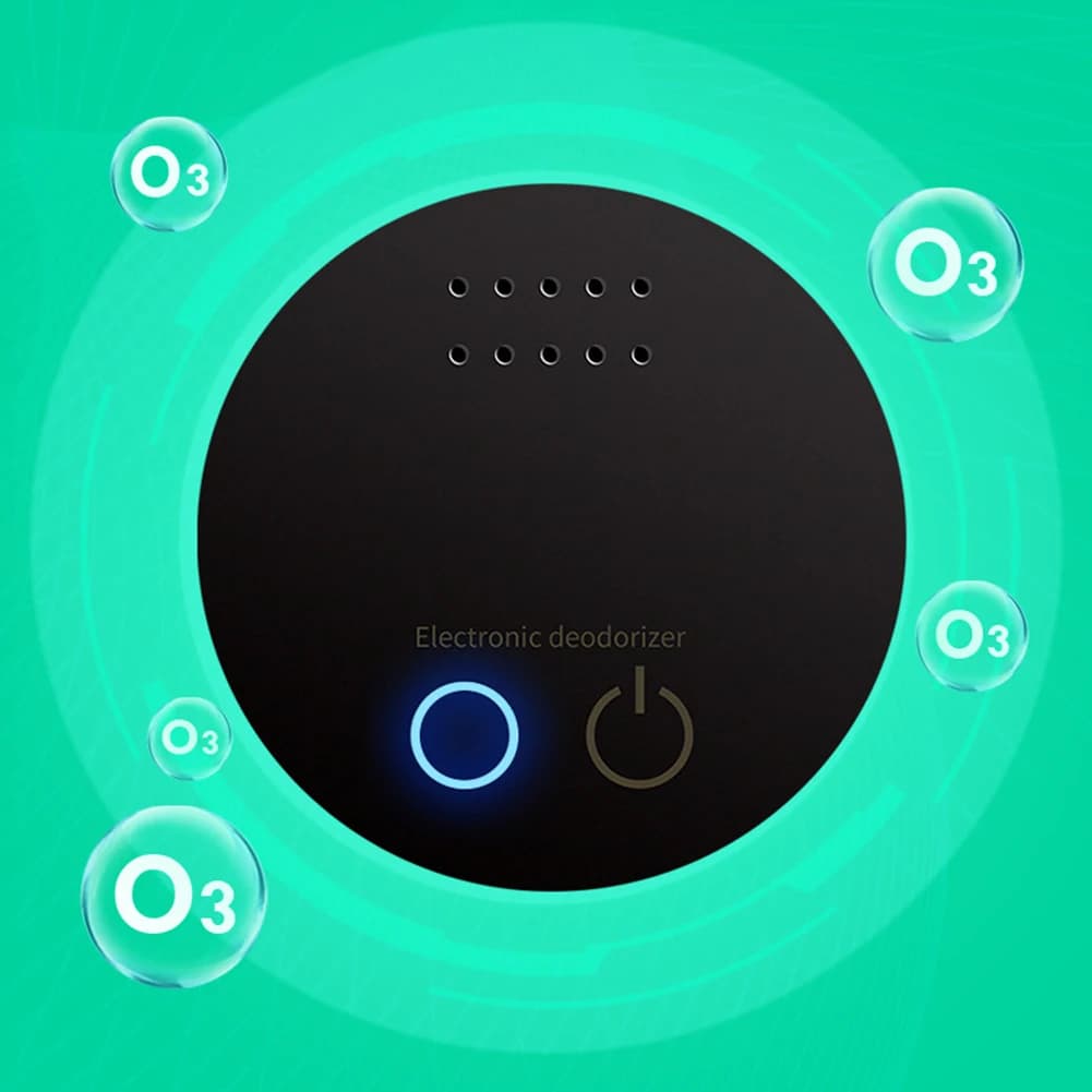 O3 Ozone Generator Efficient Deodorant Air Purifier Deodorizer USB/Battery Powered for Cabinet Refrigerator Car Bathroom