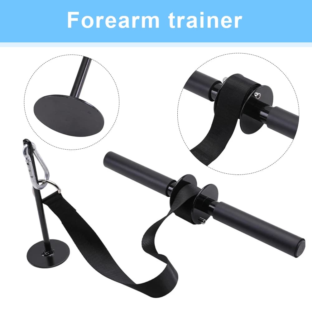 Tool for Exercizi Polso-Avambraccio with Morbida Foam Grips, Rullo per Avambraccio, Kit for Training and Muscle Strength