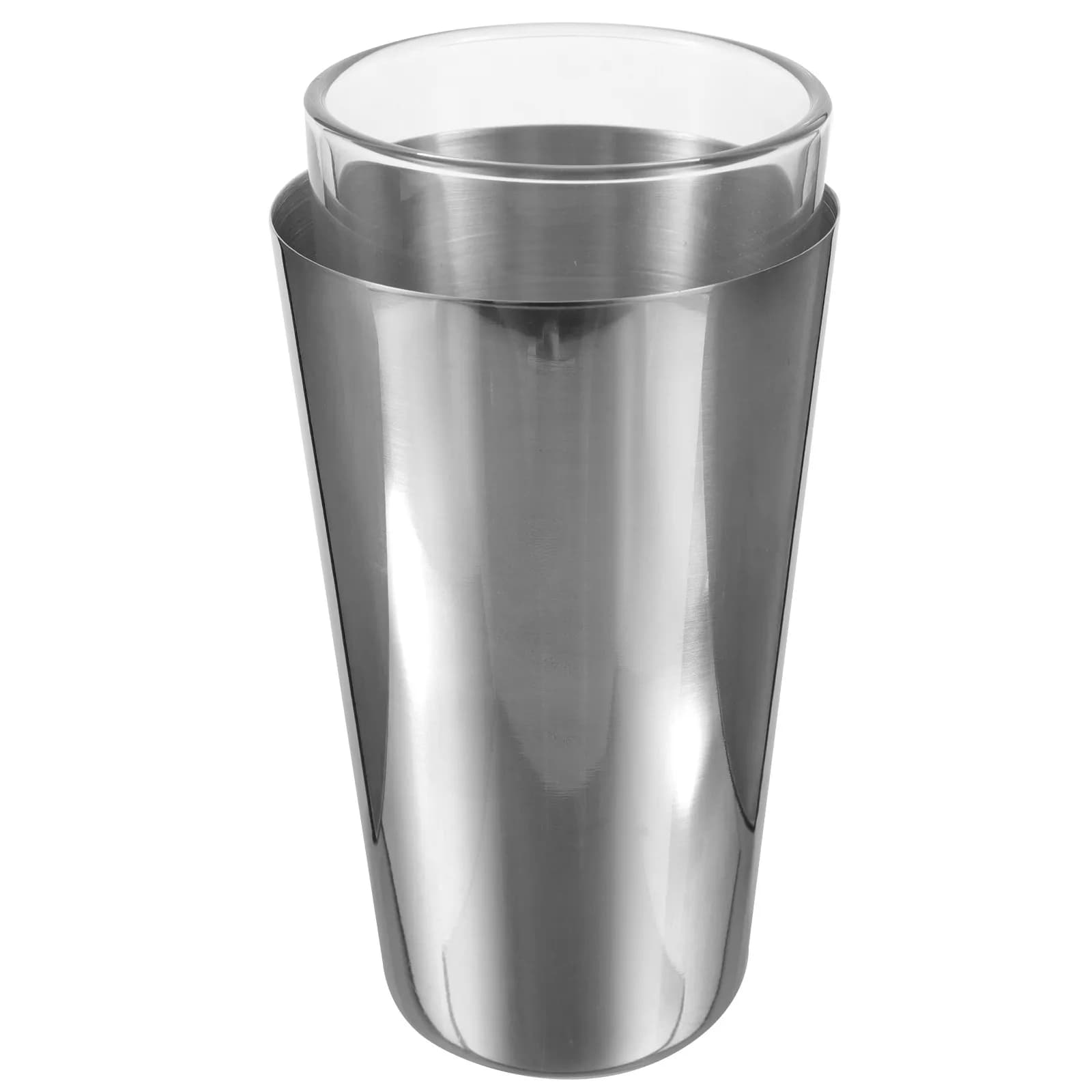 1Set Cocktail Shaker Stainless Steel Drink Mixing Cup Lightweight Portable Bar Tool for Cocktails Milk Tea and Wine