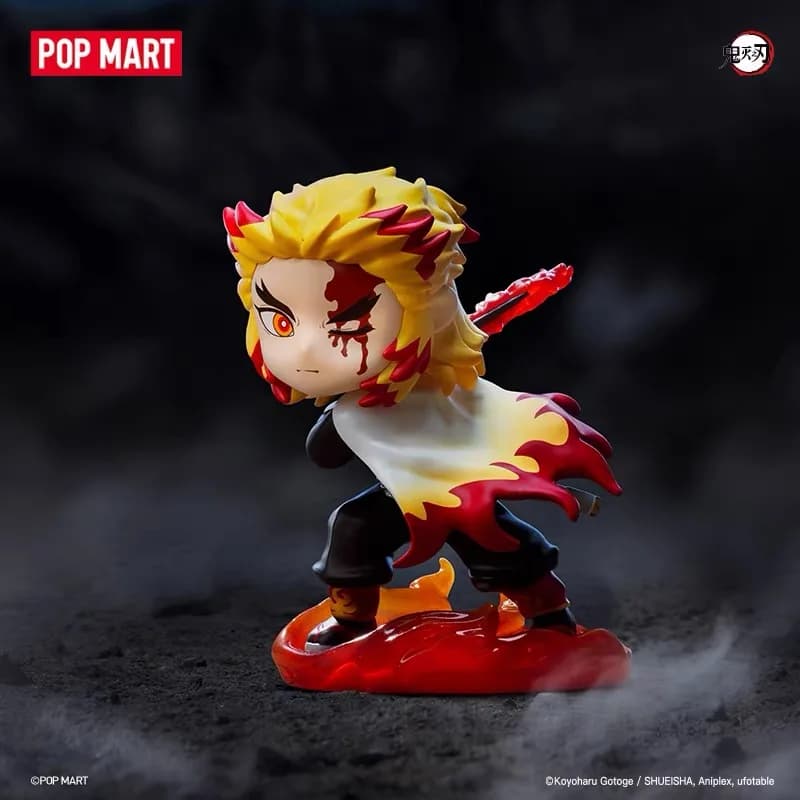 New Original POP MART Demon Slayer Battle Series Action Figure Blind Box Cute Mystery Box Anime Decorations Toys Birthday Gift