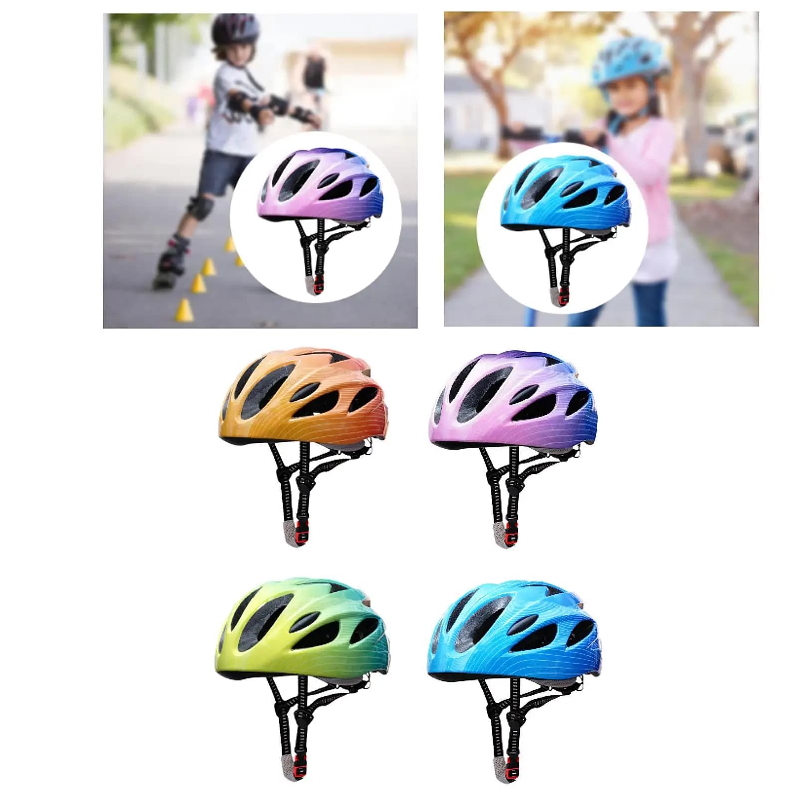 Children's Bike Helmet Boys and Girls Children's Bicycle Helmet for Skateboard Bike Skateboard Cycling Riding Outdoor Sports