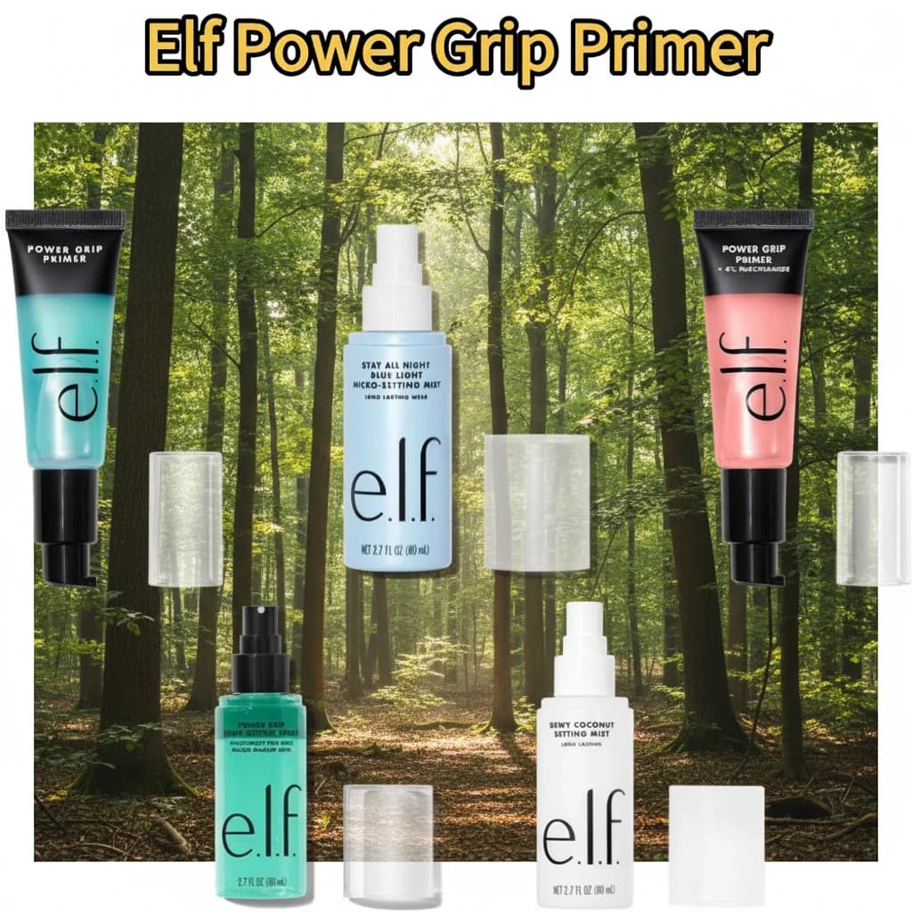 Gel Primer Power Grip con Acido Ialuronico e 4% Niacinamide, Illuminante, Idratante a Lunga Durata, Cosmetico per il Trucco