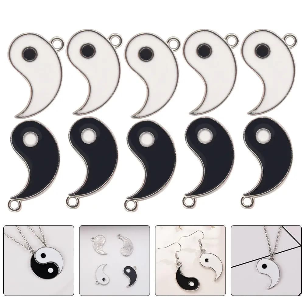 20 Pezzi Ciondoli Delicati in Lega per Fai da Te, Charm per Portachiavi, Componenti per Gioielli, Collane, Bracciali, Decorazioni Artigianali
