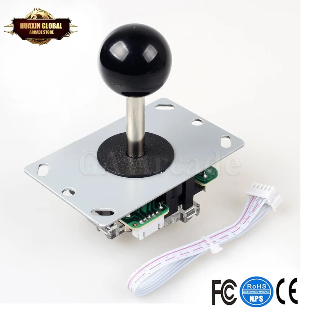 Arcade Game DIY Parts Kit with Classic Competition 5pin Stick for Arcade Joystick Mame Jamma ,PC and Raspberry Pi