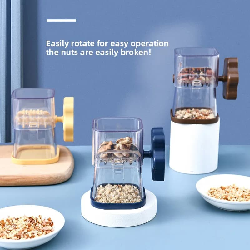 Per l'homenut schiacciapatate frantoio multifunzionale per frutta secca manovella piccola schiacciapatate per noccioli di noce gadget pratico
