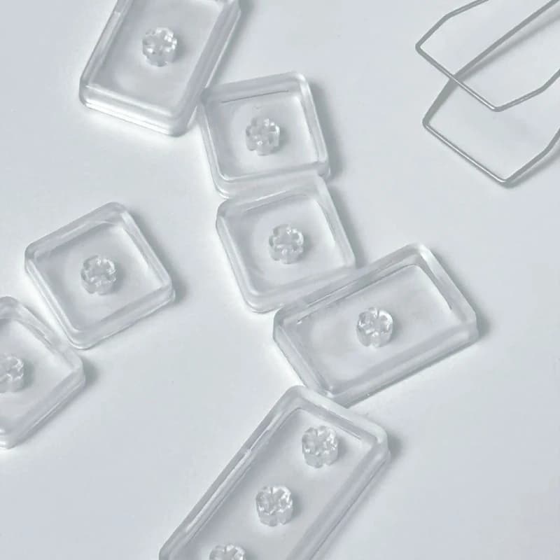 LCK Transparent Keycaps PC Low Profile Key Caps Custom 1/2.25/6.25U Thin No Engraved Keycap for Split Mechanical Keyboard Gifts